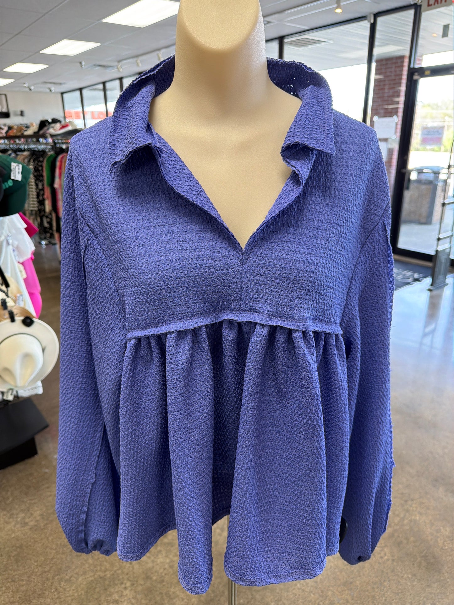 Top Ls By Bucketlist In Purple, Size:M