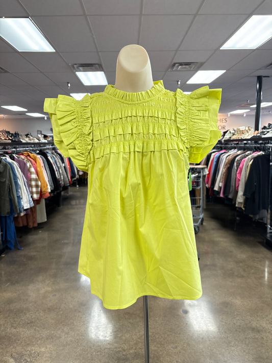 Top Ss By Marc New York In Yellow, Size:M