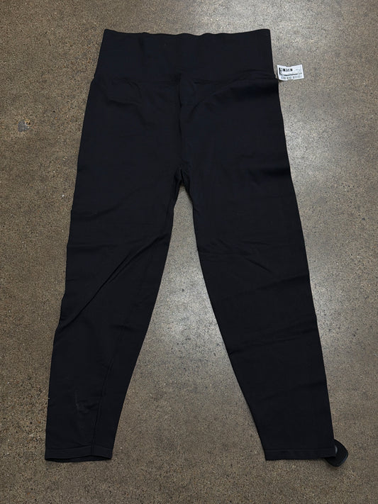 Athletic Leggings By Pink In Black & White, Size:Xxl