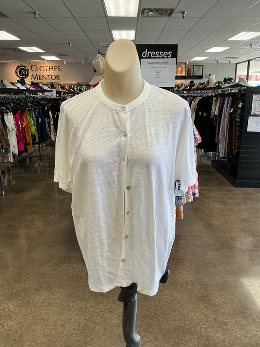Top Ss By Eileen Fisher In White, Size:S