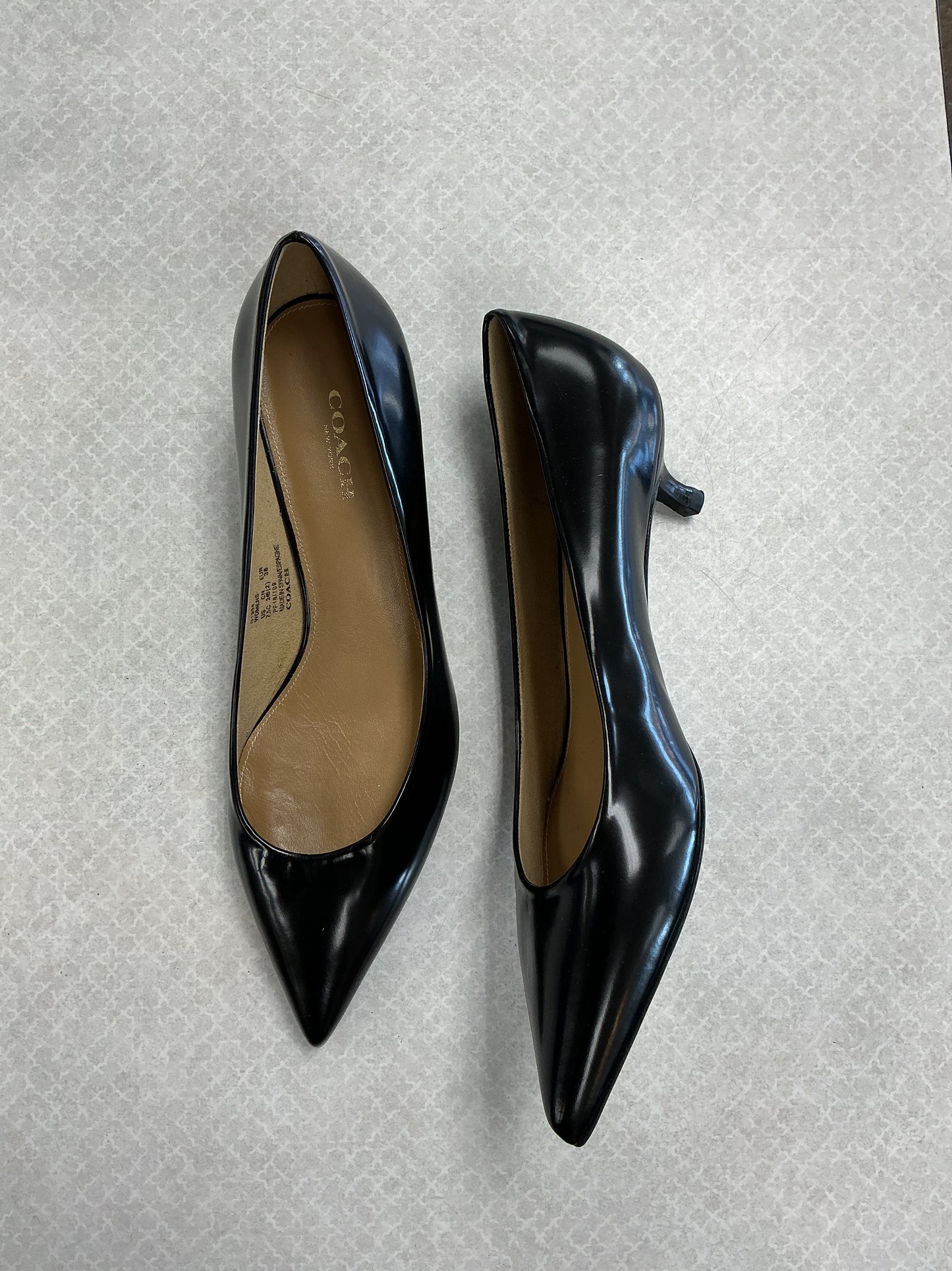 Shoes Designer By Coach In Black, Size:7.5