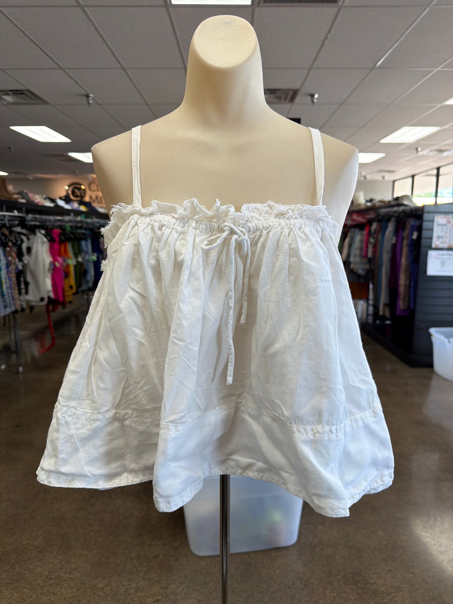 Top Sleeveless By Pilcro In White, Size:L