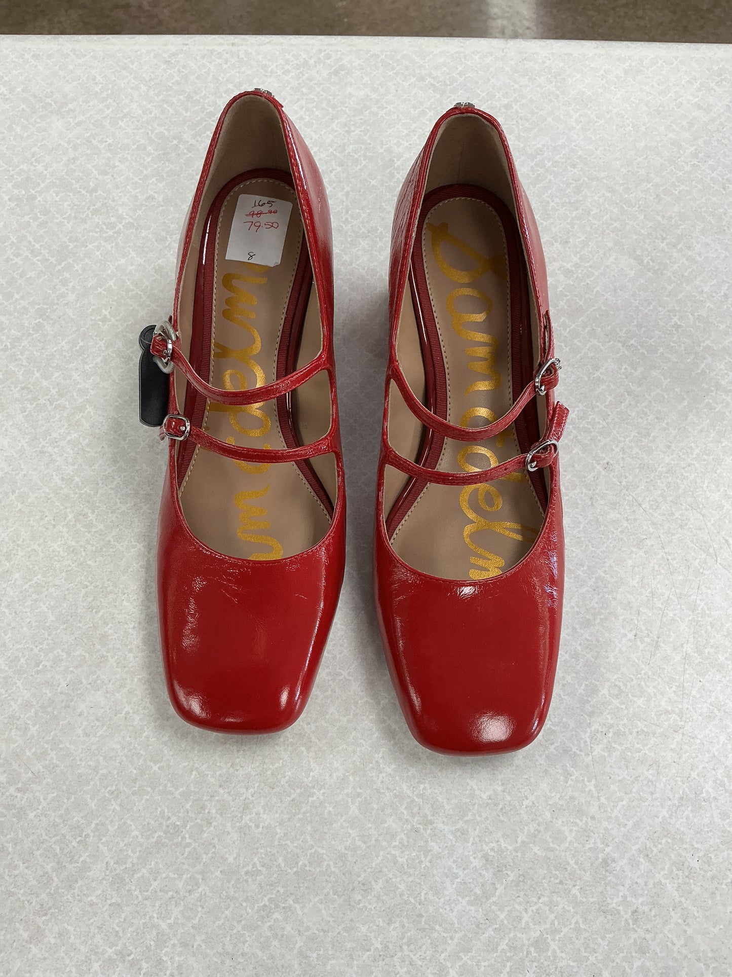 Shoes Heels Block By Sam Edelman In Red, Size:8