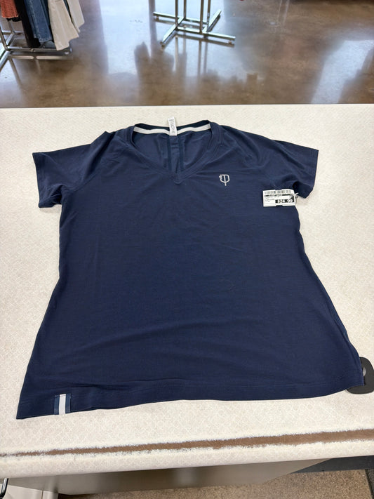 Athletic Top Ss By J.Pritchard In Navy, Size:S