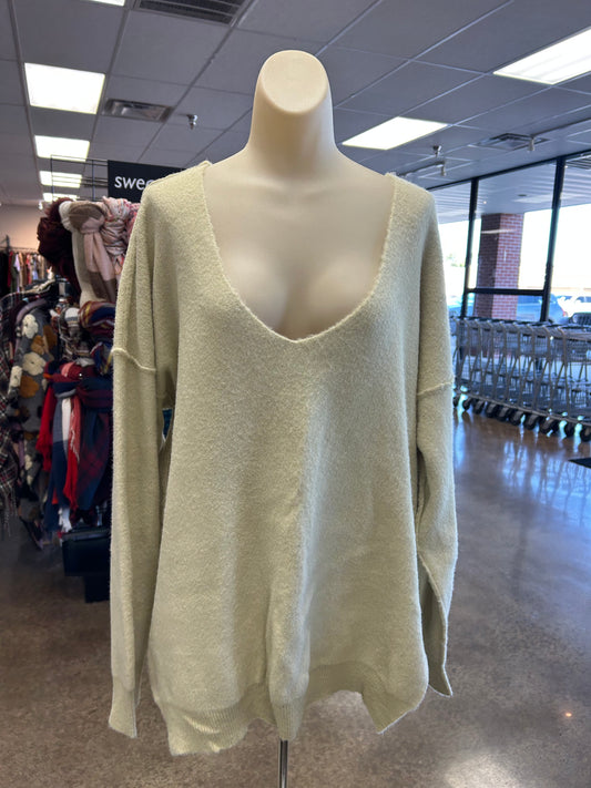 Sweater By Free People In Tan, Size:M