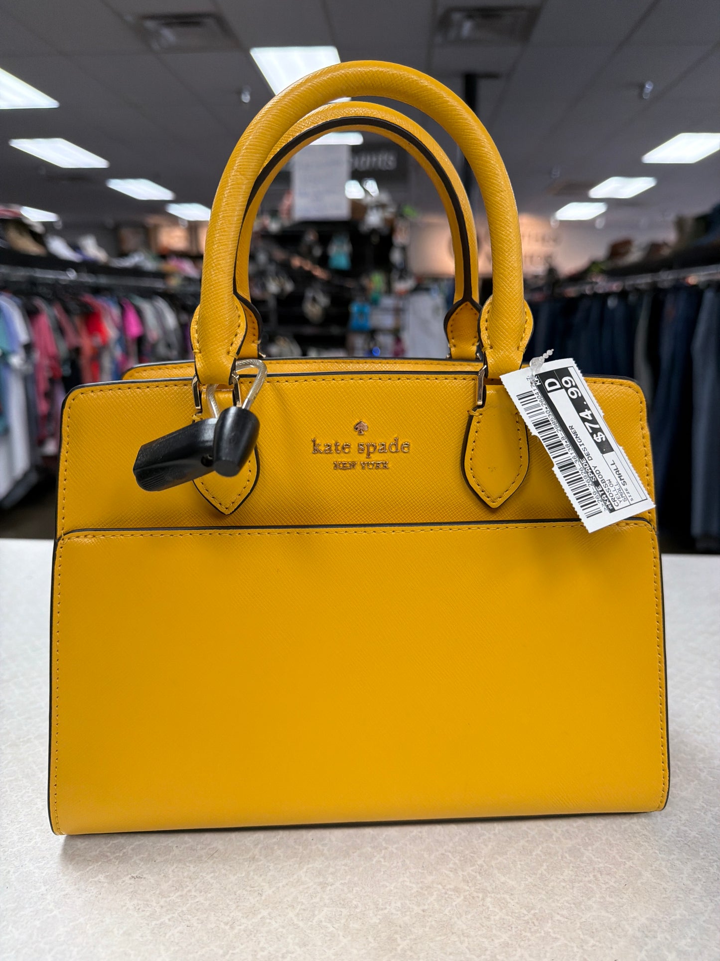 Crossbody Designer By Kate Spade In Yellow, Size:Small