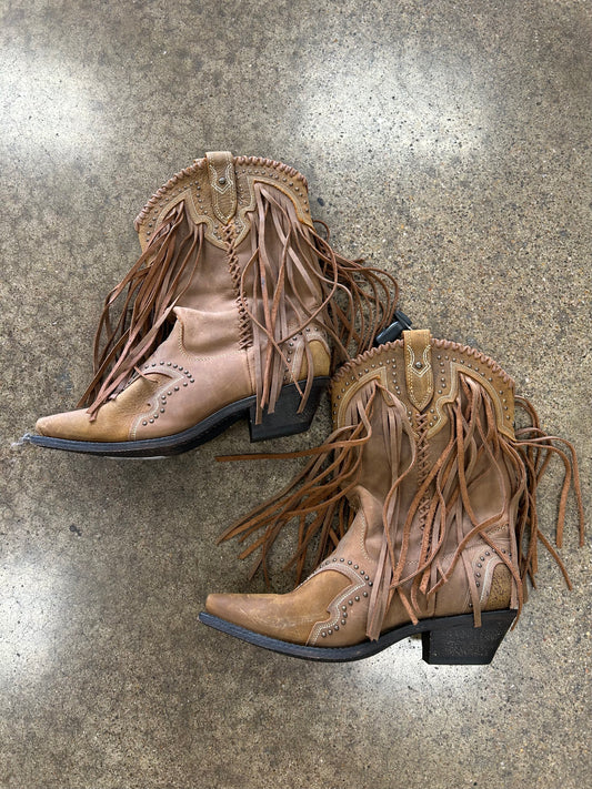 Boots Western By Clothes Mentor In Brown, Size:11