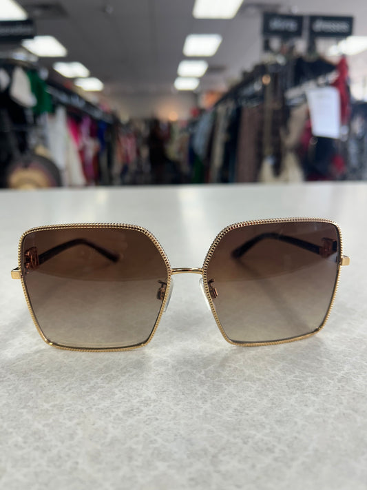 Sunglasses Luxury Designer By Dolce And Gabbana In Gold