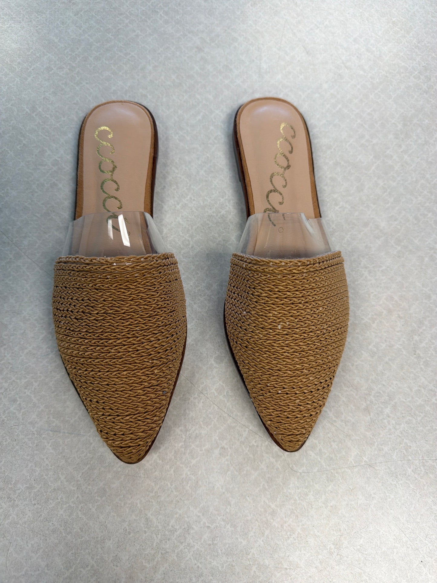 Shoes Flats By Clothes Mentor In Tan, Size:7