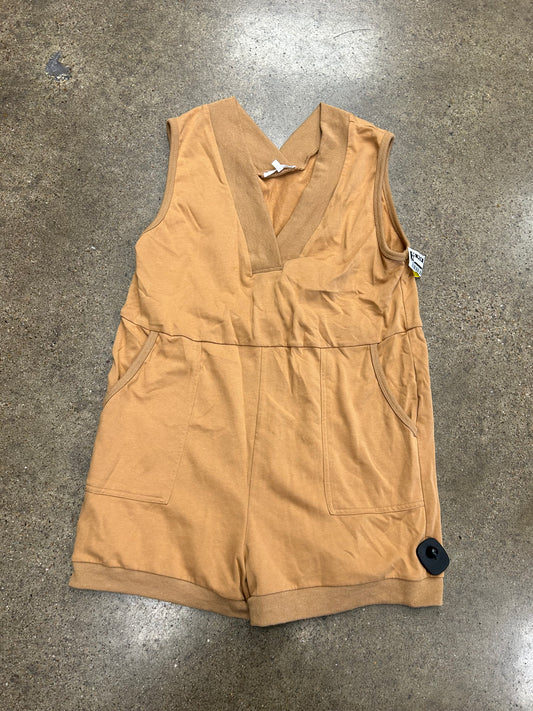 Romper By Ces Femme In Tan, Size:M