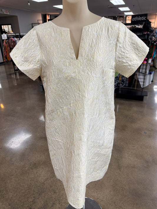 Dress Party Short By Clothes Mentor In Cream, Size:L