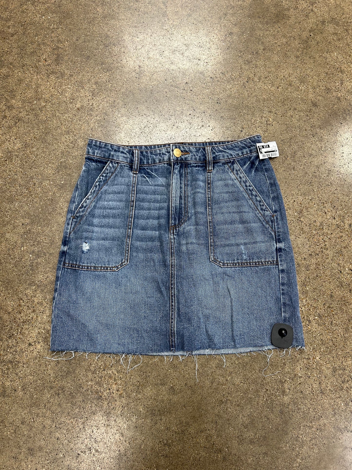 Skirt Mini & Short By Kut In Blue Denim, Size:4