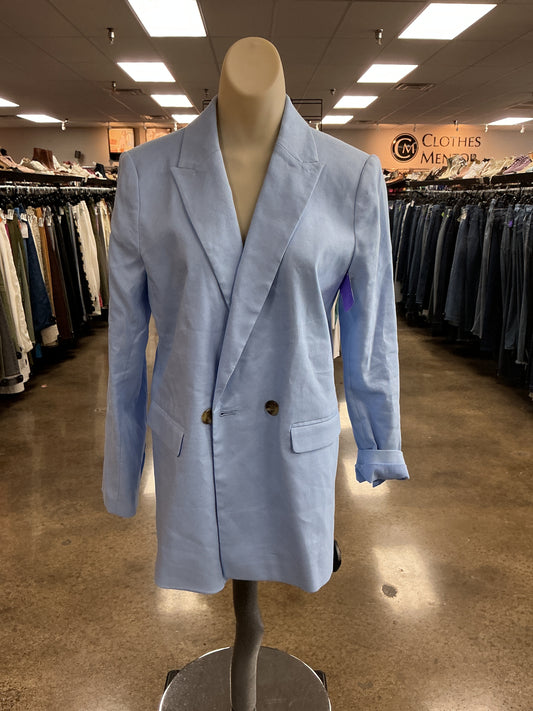 Blazer By Ann Taylor In Blue, Size:4