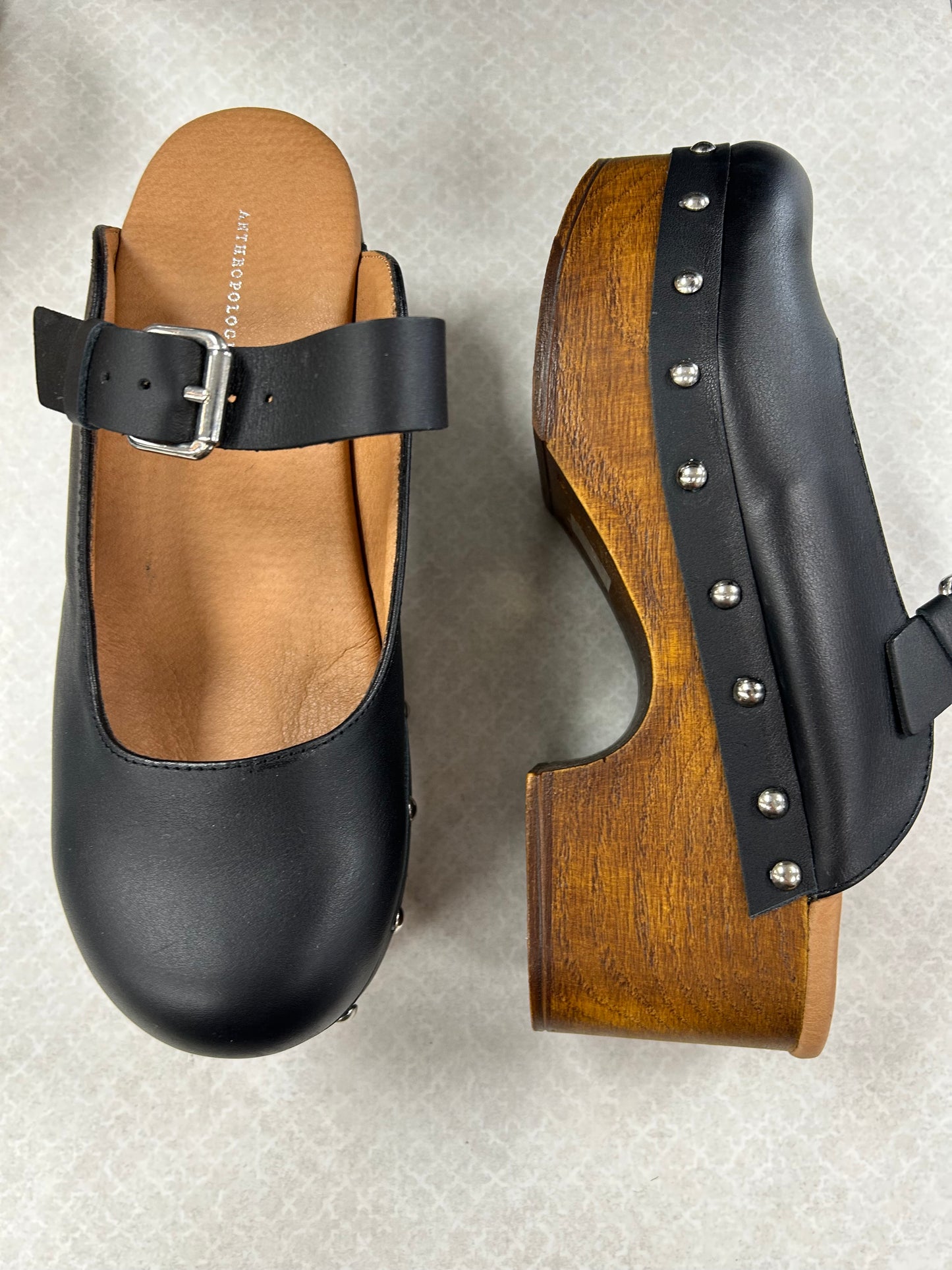 Shoes Heels Platform By Anthropologie In Black, Size:6.5
