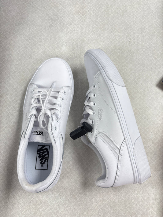 Shoes Sneakers By Vans In White, Size:10