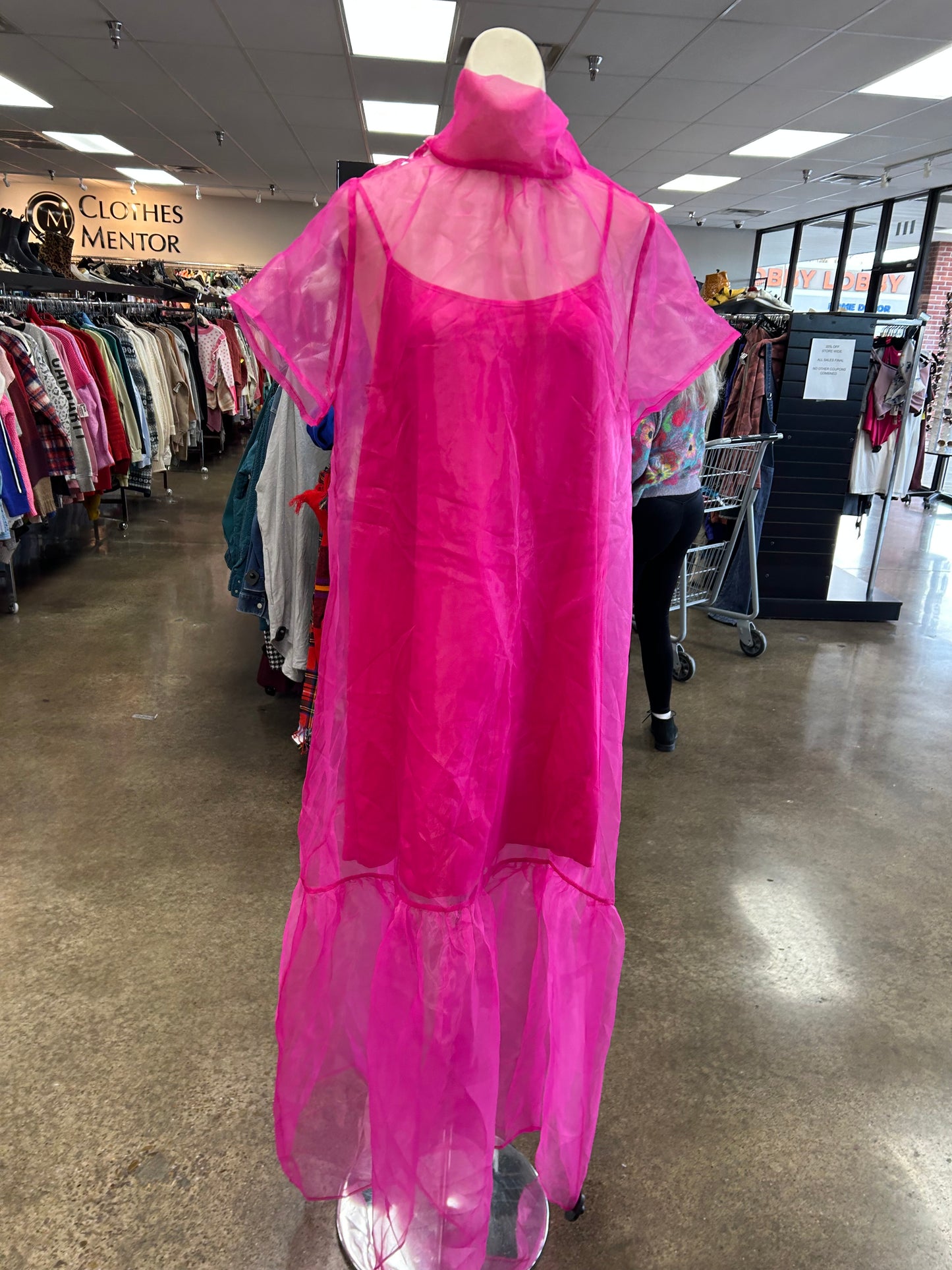 Dress Party Long By Sugar Lips In Pink, Size:L