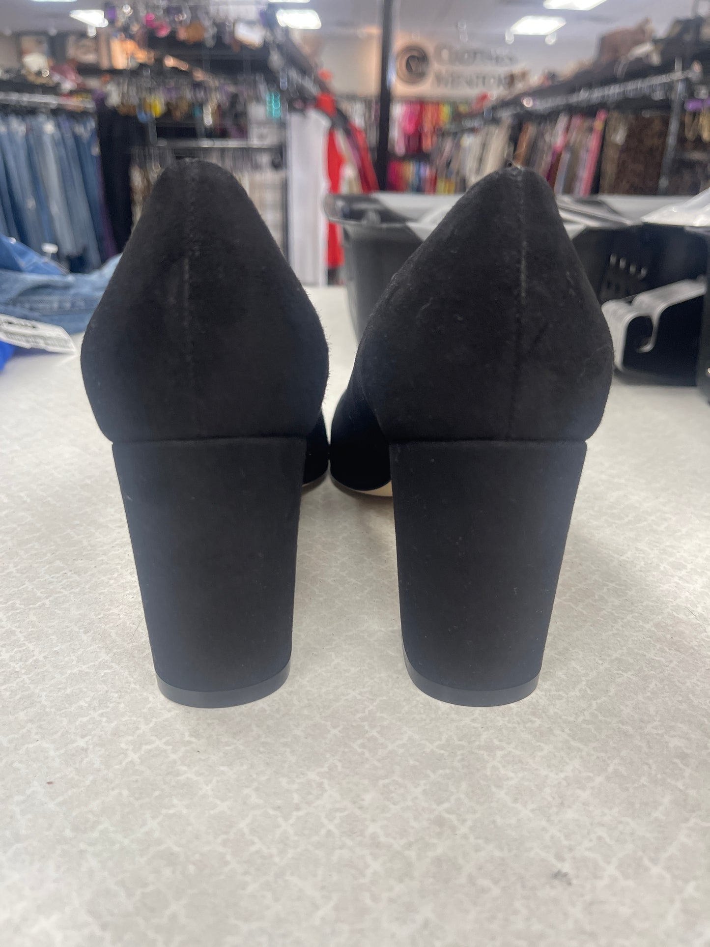 Shoes Designer By Stuart Weitzman In Black, Size:7.5