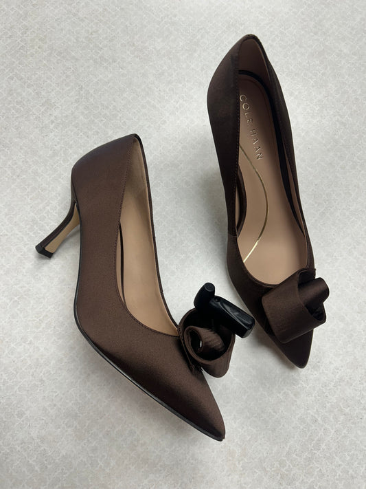 Shoes Heels Stiletto By Cole-Haan In Brown, Size:5.5