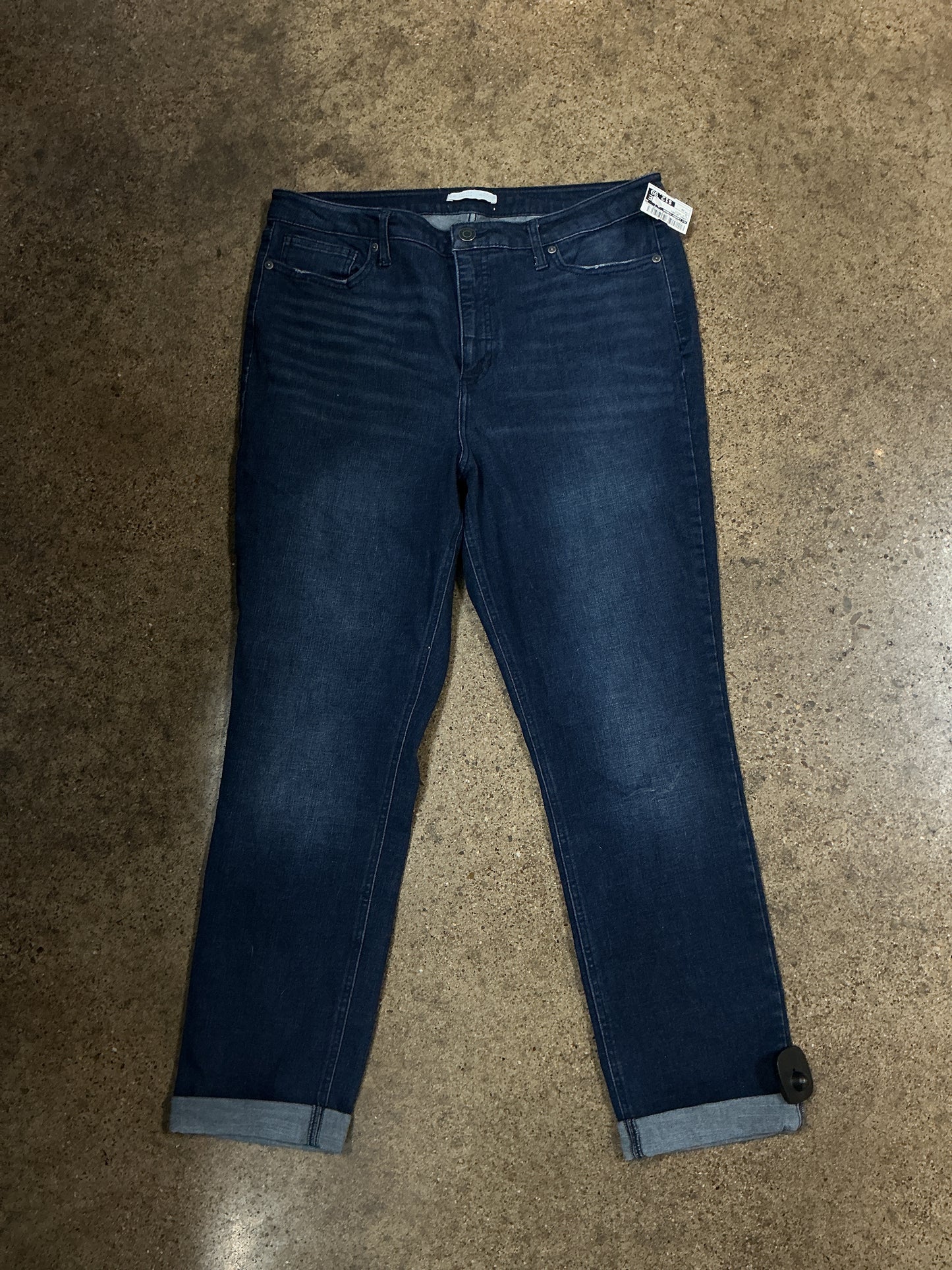 Jeans Skinny By Lc Lauren Conrad In Blue Denim, Size:18