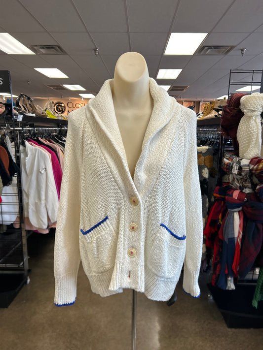 Cardigan By Maeve In Cream, Size:S