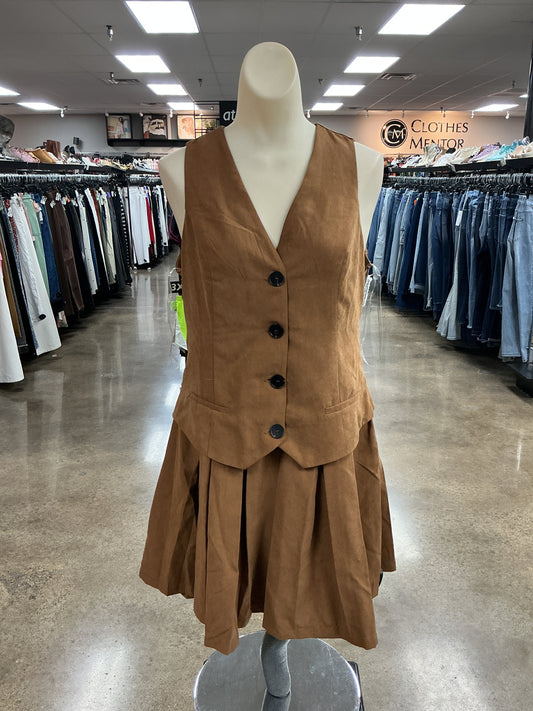 Dress Casual Short By Hyfve In Brown, Size:M