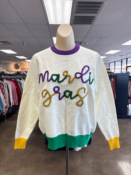 Sweater By Cma In White, Size:Xs