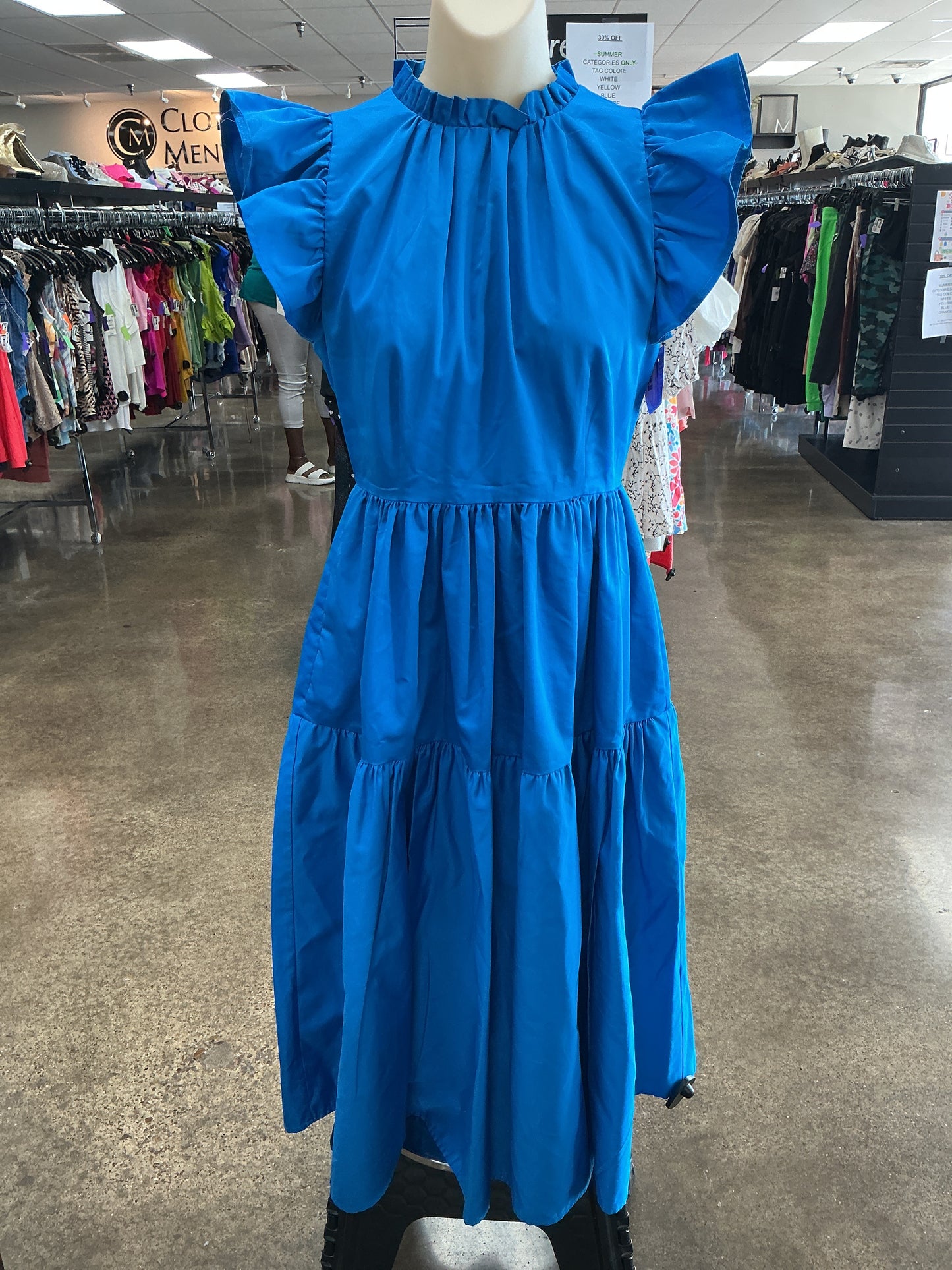 Dress Casual Maxi By Antonio Melani In Blue, Size:4