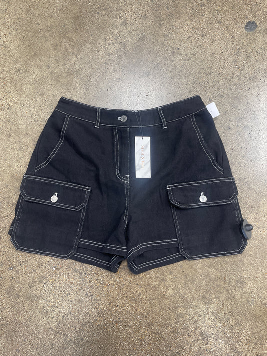 Shorts By Clothes Mentor In Black Denim, Size:M