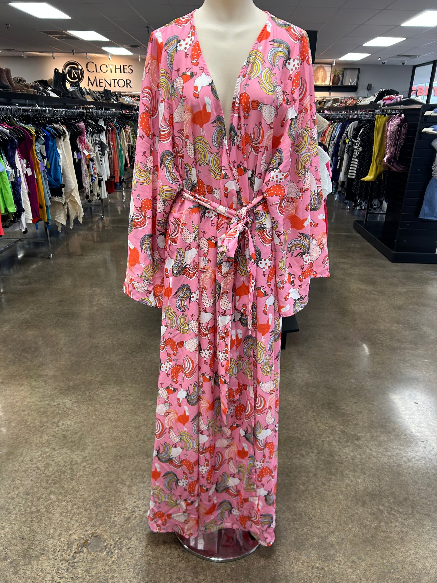 Dress casual maxi By Clothes Mentor In Pink, Size:1X