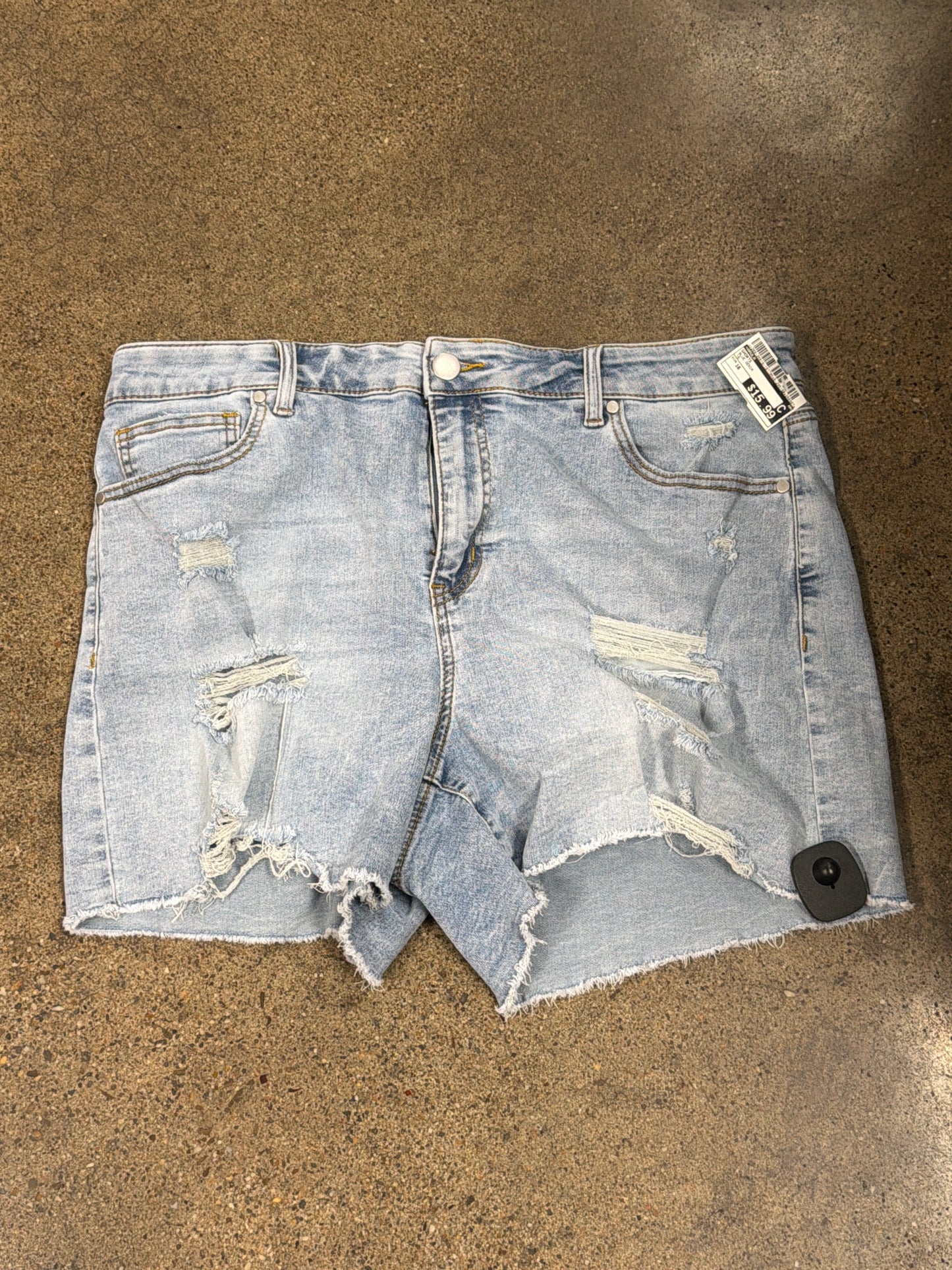Shorts By Arula In Blue Denim, Size:16