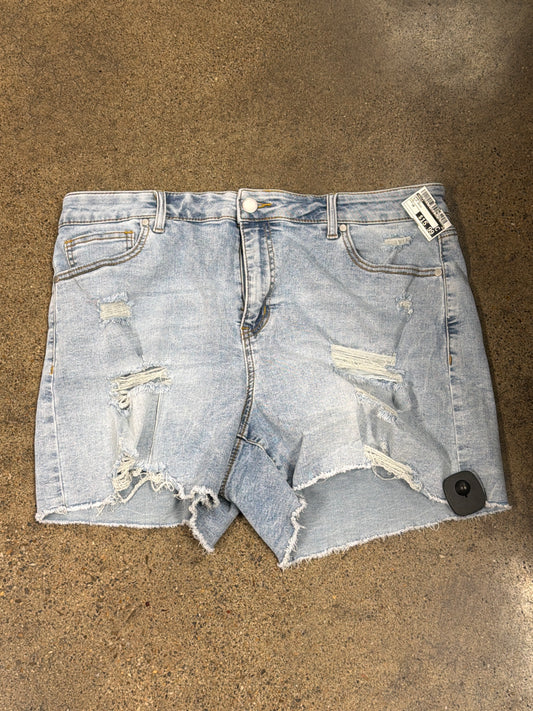 Shorts By Arula In Blue Denim, Size:16