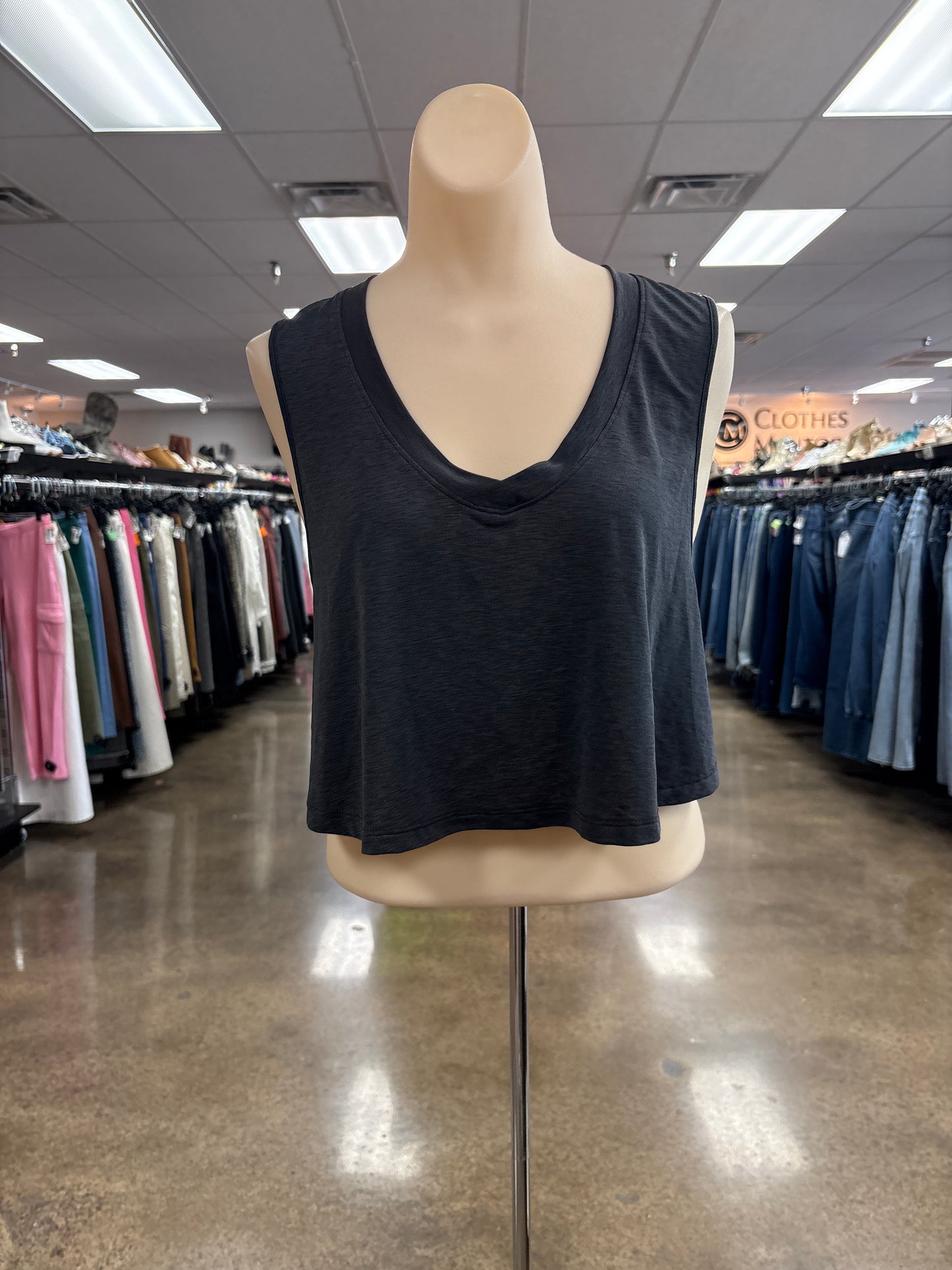 Athletic Tank Top By Free People In Grey, Size:S