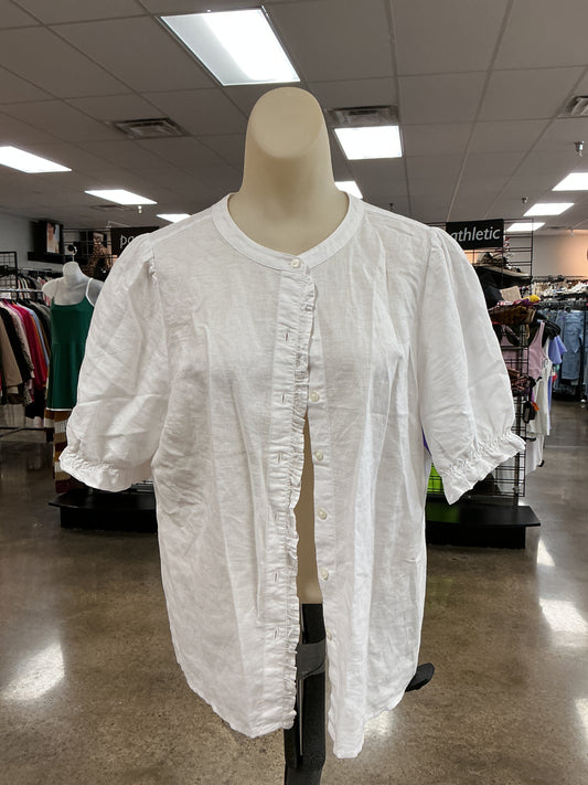 Top Ss By J. Crew In White, Size:M