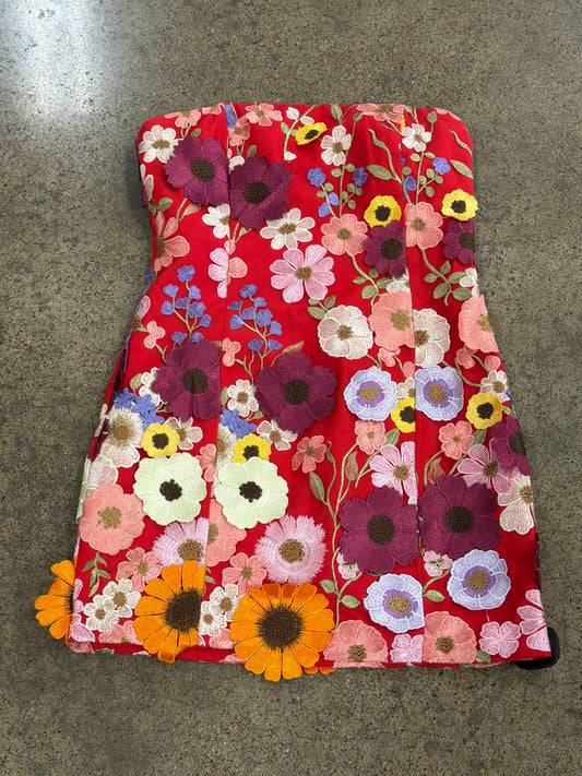 Dress Casual Short By Endless Rose In Floral Print, Size:M