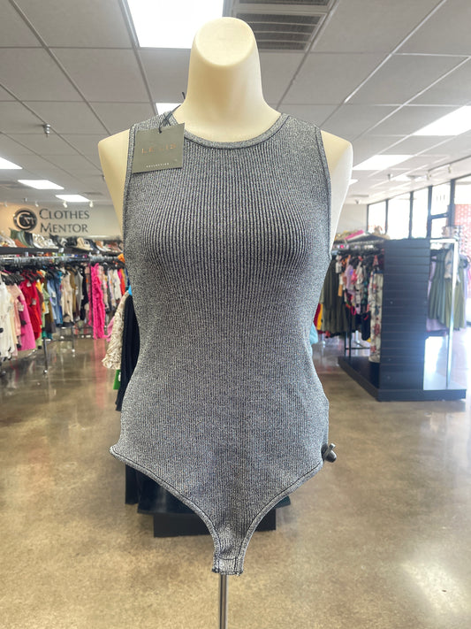 Bodysuit By Le Lis In Silver, Size:M