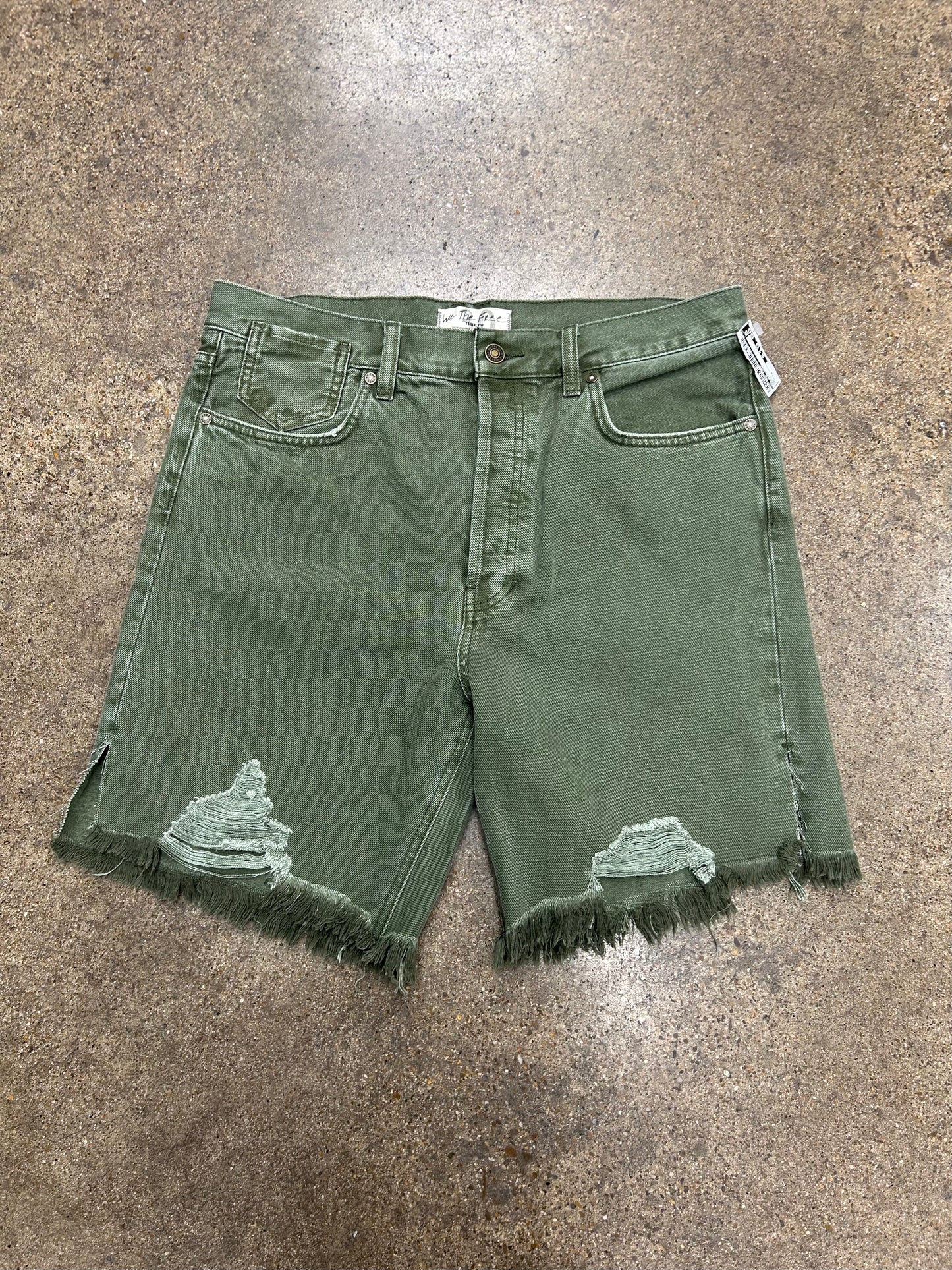 Shorts By We The Free In Green, Size:10