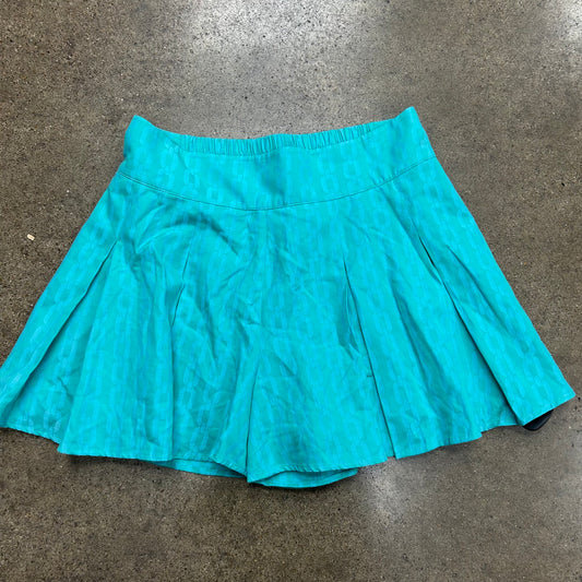 Skort By Clothes Mentor In Blue & Green, Size:L