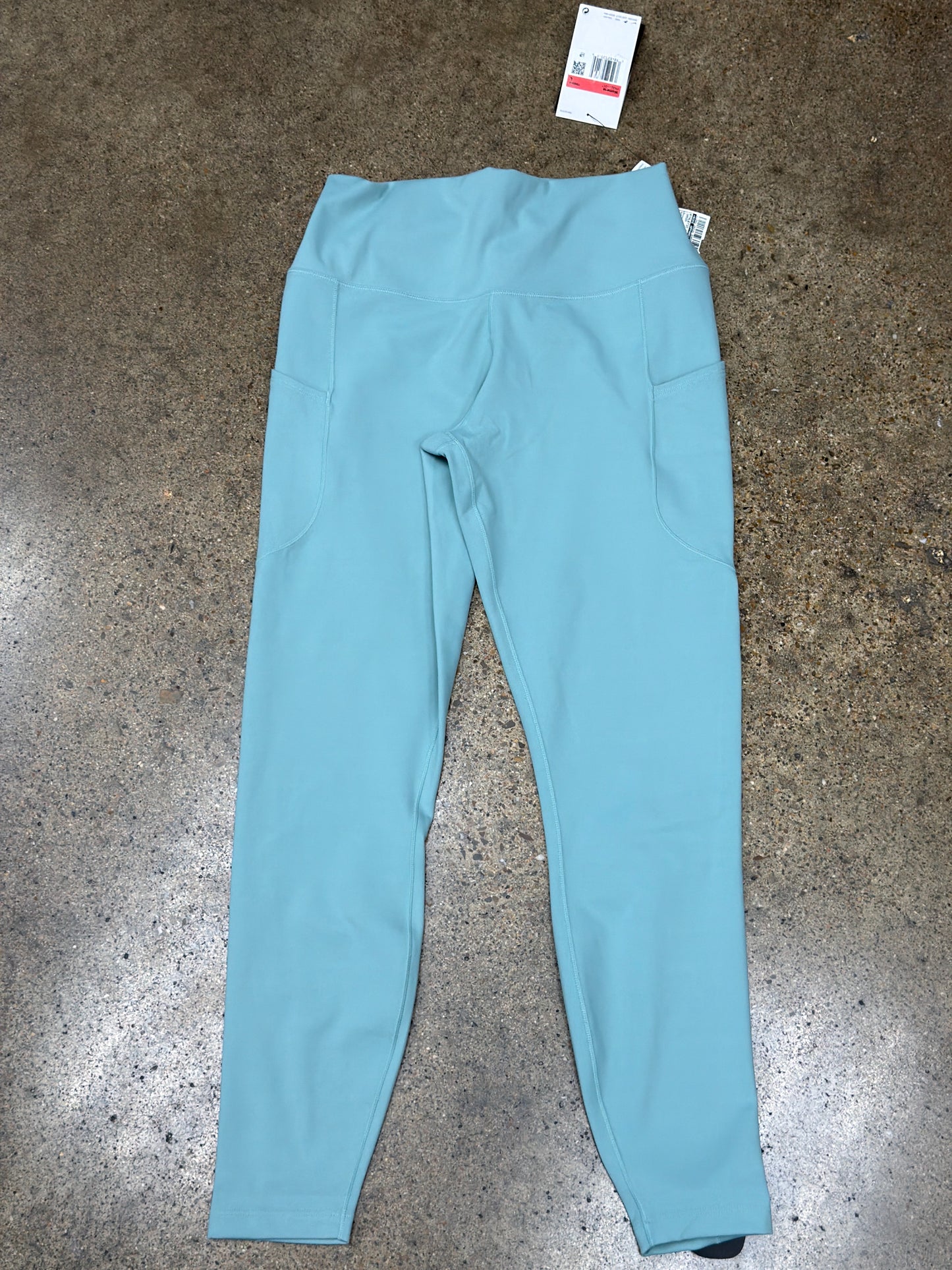 Athletic Leggings By Nike Apparel In Green, Size:L