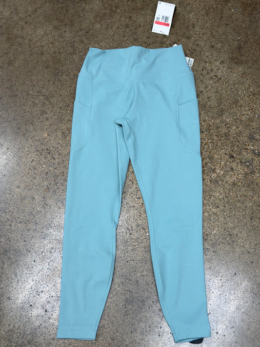 Athletic Leggings By Nike Apparel In Green, Size:L