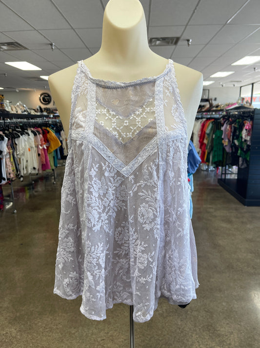 Top Sleeveless By Free People In Purple, Size:S