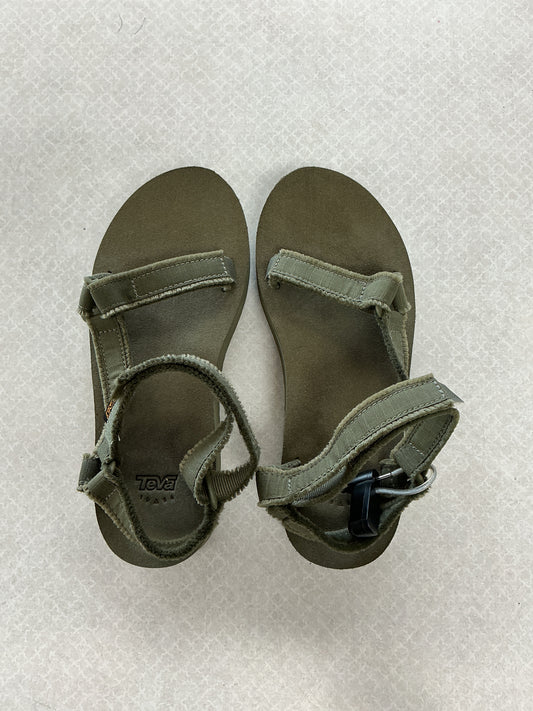 Sandals Sport By Teva In Green, Size:7