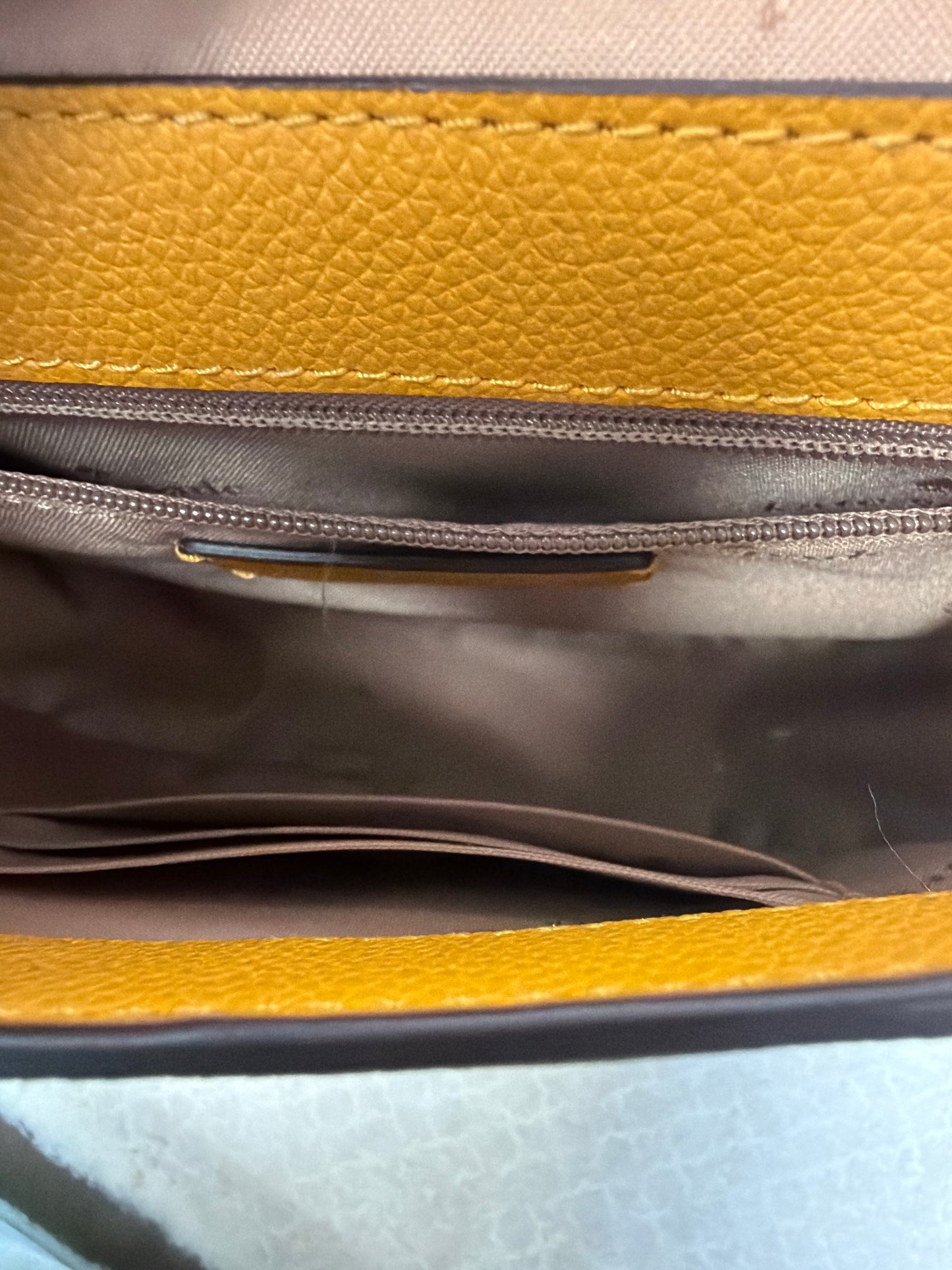Crossbody Designer By Kate Spade In Yellow, Size:Medium