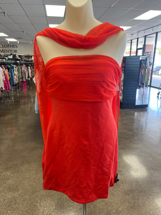 Dress Party Short By Clothes Mentor In Red, Size:L