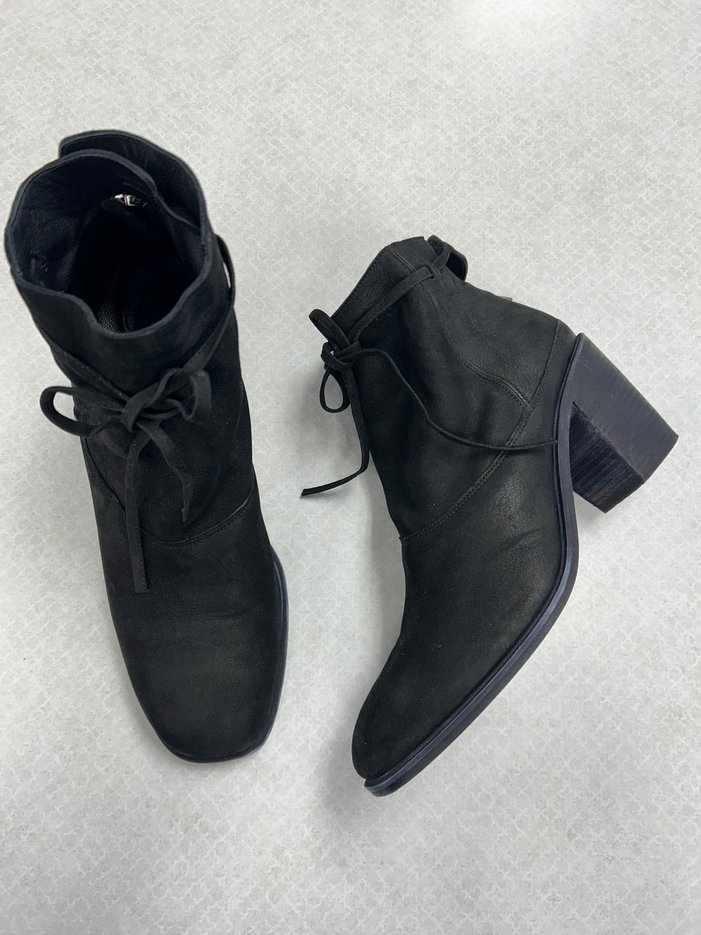 Boots Ankle Heels By Cma In Black, Size:11