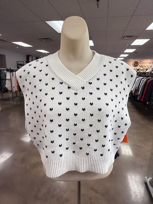 Vest Sweater By Free People In White, Size:Xs