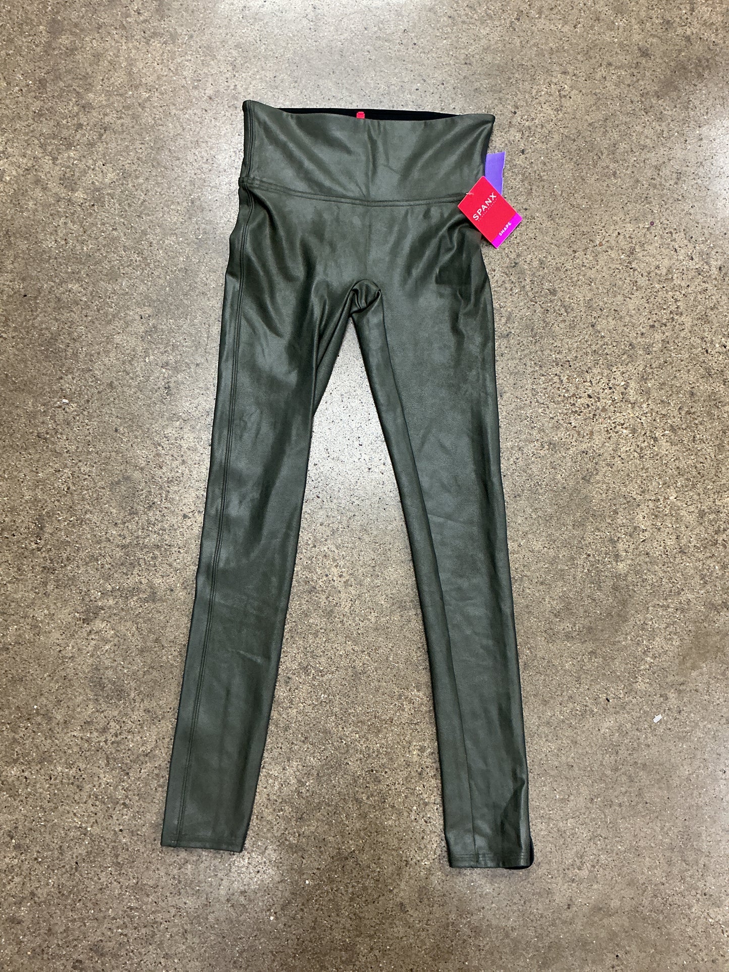 Athletic Leggings By Spanx In Green, Size:S