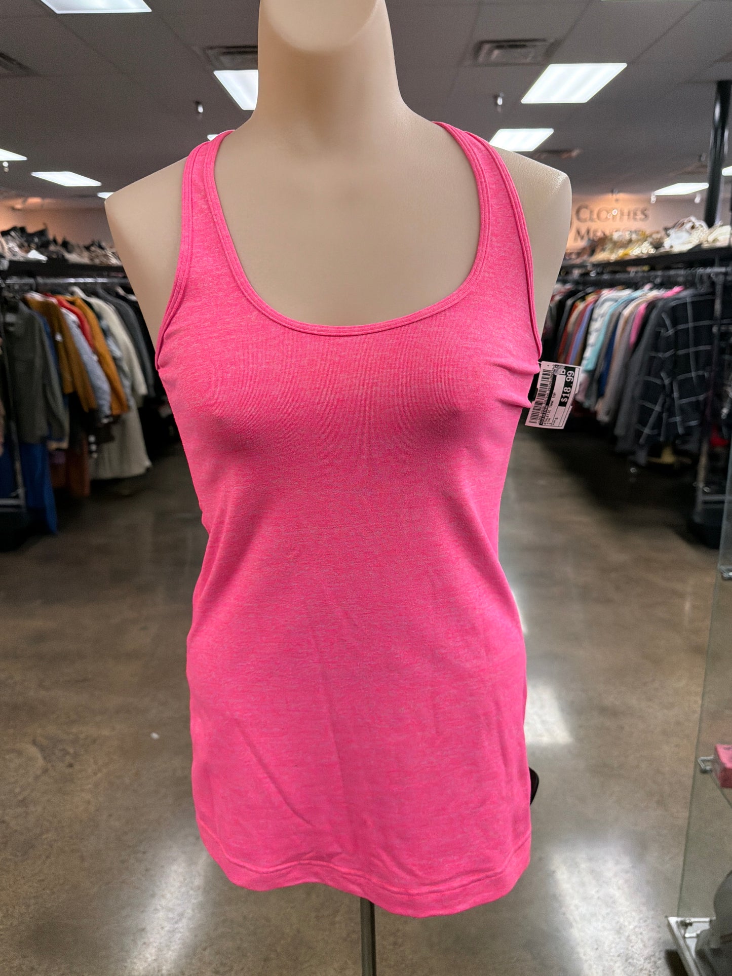 Athletic Tank Top By Lululemon In Pink, Size:S