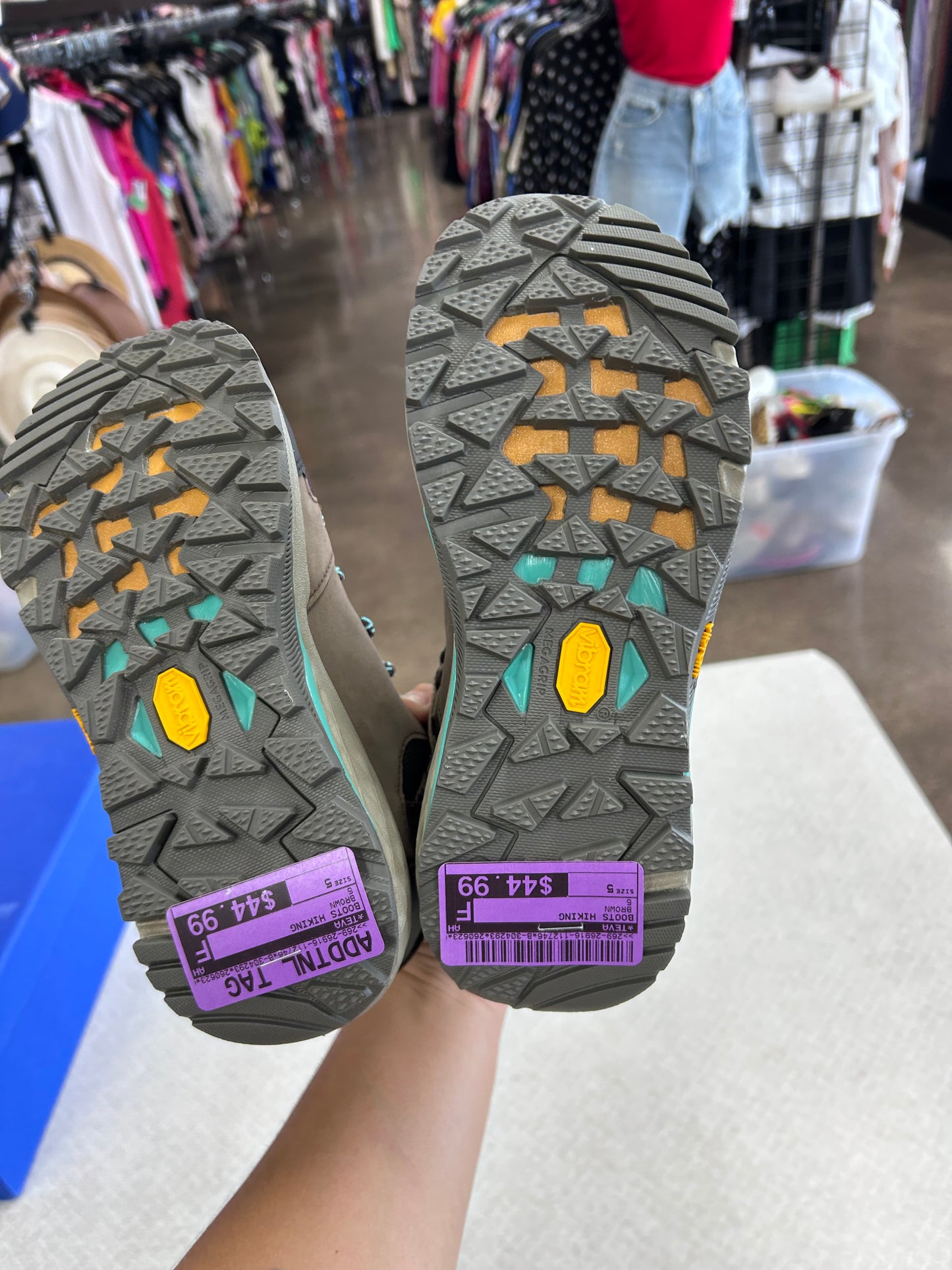 Boots Hiking By Teva In Brown, Size:5
