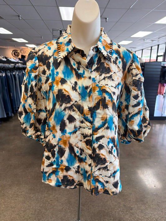 Top Ss By Hunter Bell In Multi, Size:L