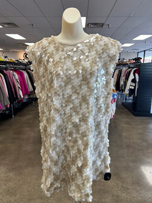 Dress Party Short By Nasty Gal In Cream, Size:6